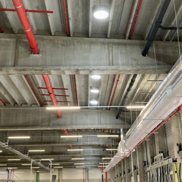 Powerdaylight Ø 53 cm Płyta sufitowa okrągła, wisząca swobodnie