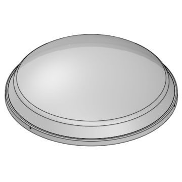 Kopuła Powerdaylight Ø 25 cm z poliwęglanu