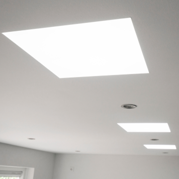 Płyta sufitowa Powerdaylight Ø 53 cm kwadratowa wpuszczana