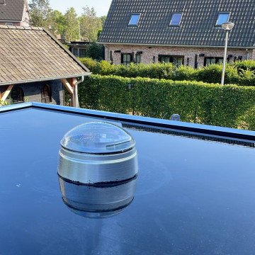 Powerdaylight Ø 53 cm zestaw okrągły kanał dachowy płaski dach