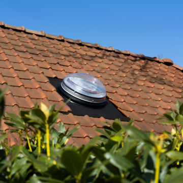 Powerdaylight Ø 53 cm zestaw okrągły kanał dachowy dach skośny ubiflex