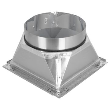 Powerdaylight Ø 25 cm kwadratowy konwerter